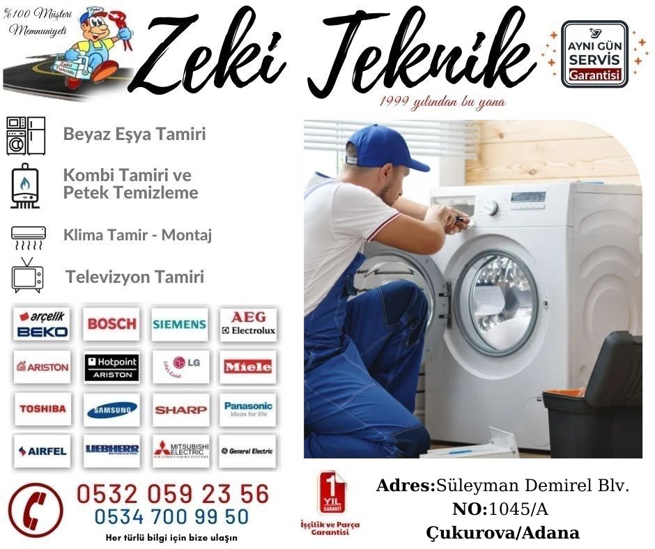 Adana Kurttepe Çamaşır Makinesi Tamircisi